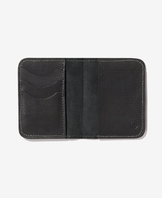 Leather Passport Holder - Black