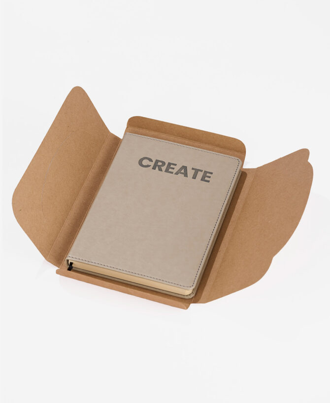 CREATE - Leather Journal (Grey)
