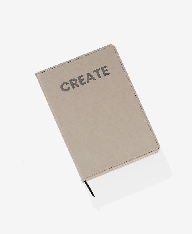 CREATE - Leather Journal (Grey)