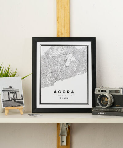 City Map Print — Accra